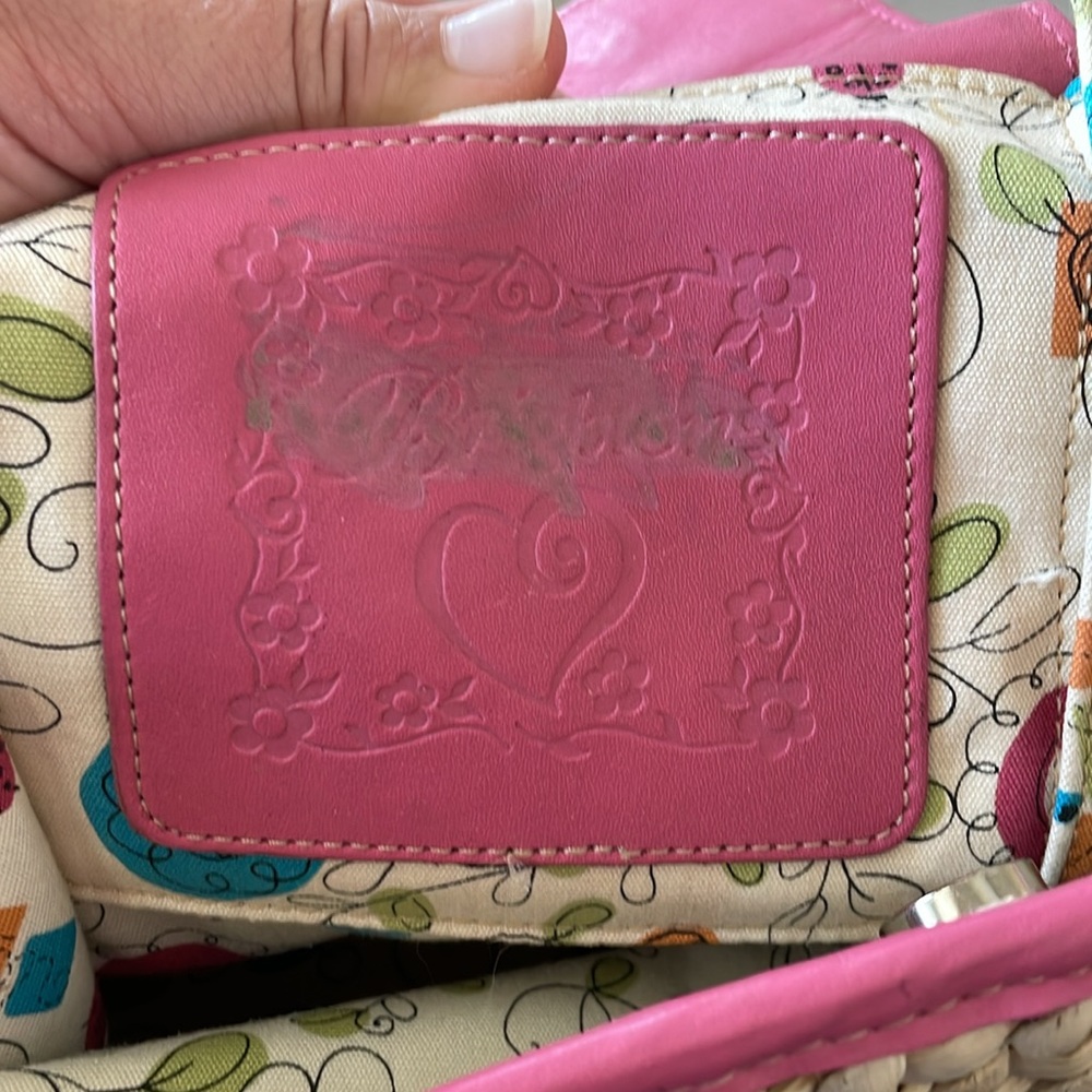 Brighton Shelby Straw Floral Shoulder Bag - Picture 11 of 15